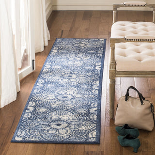 Safavieh Brentwood BNT862N Navy/Creme Area Rug Lifestyle Image