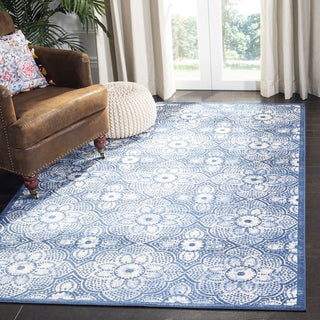 Safavieh Brentwood BNT862N Navy/Creme Area Rug Lifestyle Image