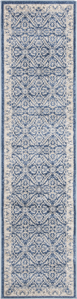 Safavieh Brentwood BNT863N Navy/Creme Area Rug 