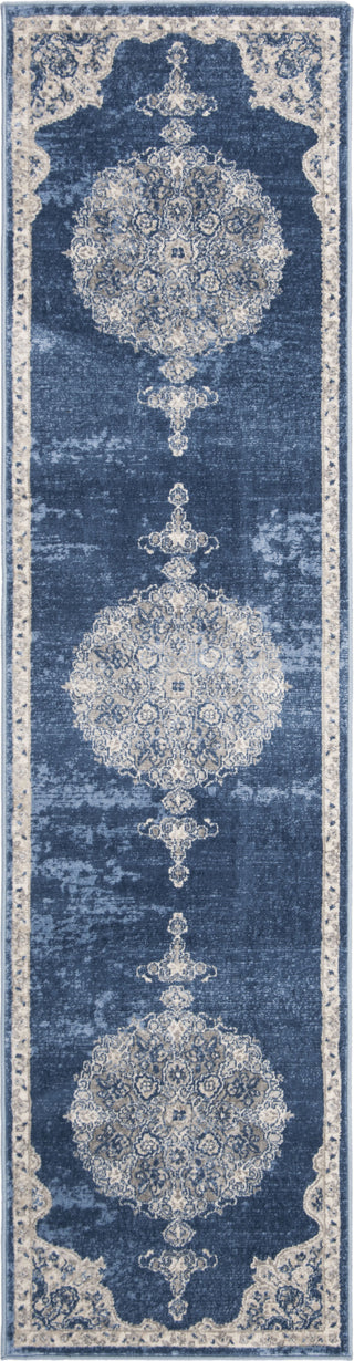 Safavieh Brentwood BNT867M Navy/Light Grey Area Rug 