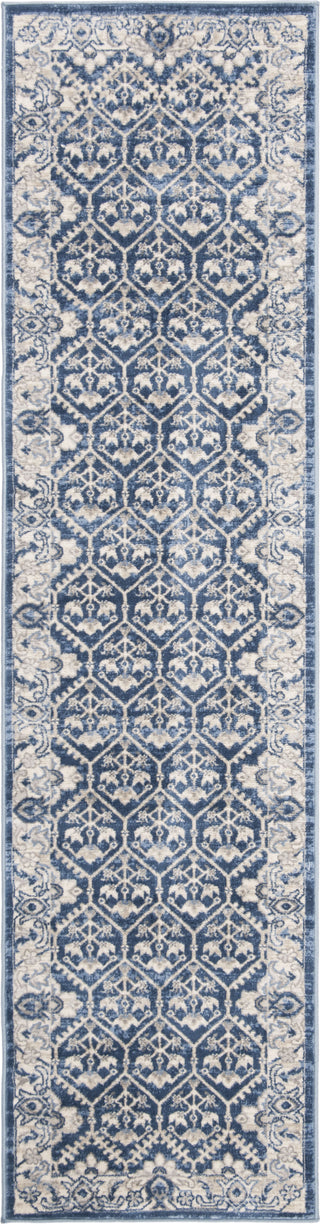 Safavieh Brentwood BNT869M Navy/Light Grey Area Rug 