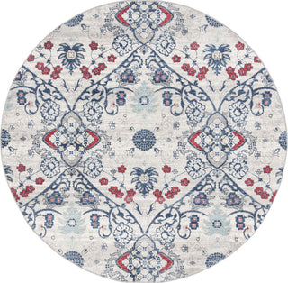 Safavieh Brentwood BNT894M Navy/Grey Area Rug Round Image