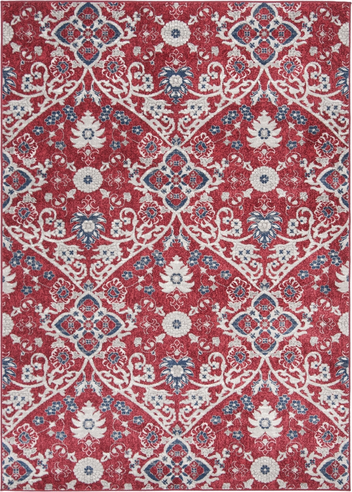 Safavieh Brentwood BNT894R Red/Ivory Area Rug main image