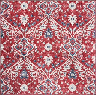 Safavieh Brentwood BNT894R Red/Ivory Area Rug Square Image