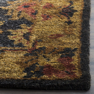 Safavieh Bohemian Boh316 Charcoal/Gold Area Rug Detail