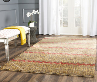 Safavieh Bohemian BOH616 Brown/Gold Area Rug Room Scene