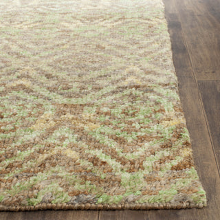 Safavieh Bohemian BOH623 Green/Brown Area Rug Detail