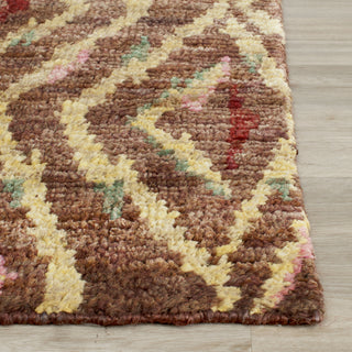 Safavieh Bohemian BOH637 Brown/Gold Area Rug Detail