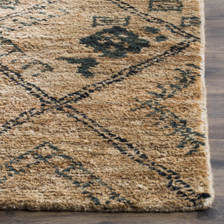 Safavieh Bohemian BOH667 Natural/Deep Teal Area Rug Detail