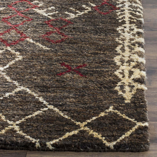 Safavieh Bohemian BOH668 Dark Brown/Multi Area Rug Detail