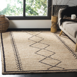 Safavieh Bohemian BOH701 Ivory/Black Area Rug Room Scene