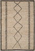 Safavieh Bohemian BOH701 Ivory/Black Area Rug 5' X 8'