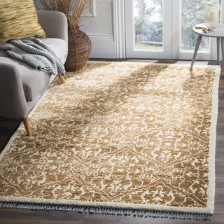 Safavieh Bohemian BOH801 Brown/Beige Area Rug Room Scene