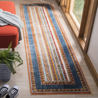 Safavieh Bokhara BOK136M Blue/Orange Area Rug Lifestyle Image