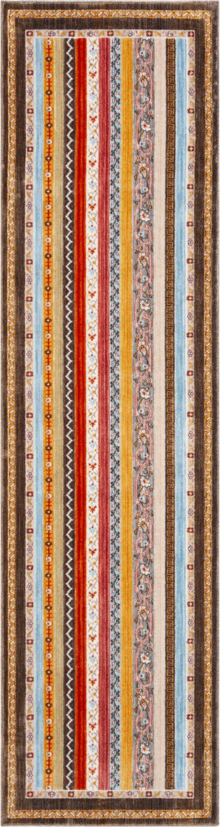 Safavieh Bokhara BOK137T Brown/Yellow Area Rug Runner Image