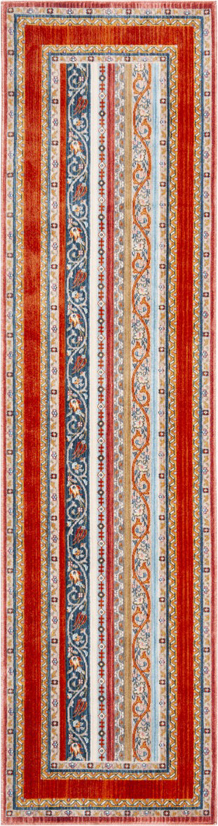 Safavieh Bokhara BOK138P Orange/Blue Area Rug Runner Image