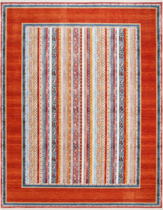 Safavieh Bokhara BOK138P Orange/Blue Area Rug Main Image