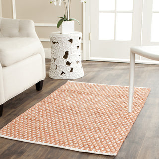 Safavieh Boston 685 Orange Area Rug Room Scene