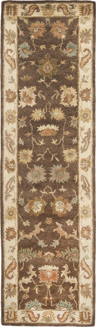 Safavieh Bergama Brg136 Brown/Ivory Area Rug Runner