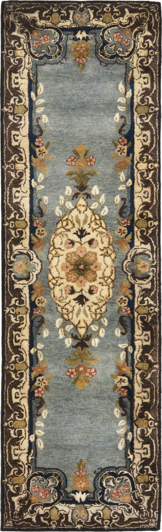 Safavieh Bergama Brg141 Light Blue/Ivory Area Rug Runner