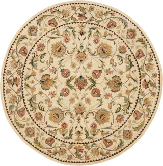 Safavieh Bergama Brg161 Ivory/Ivory Area Rug Round