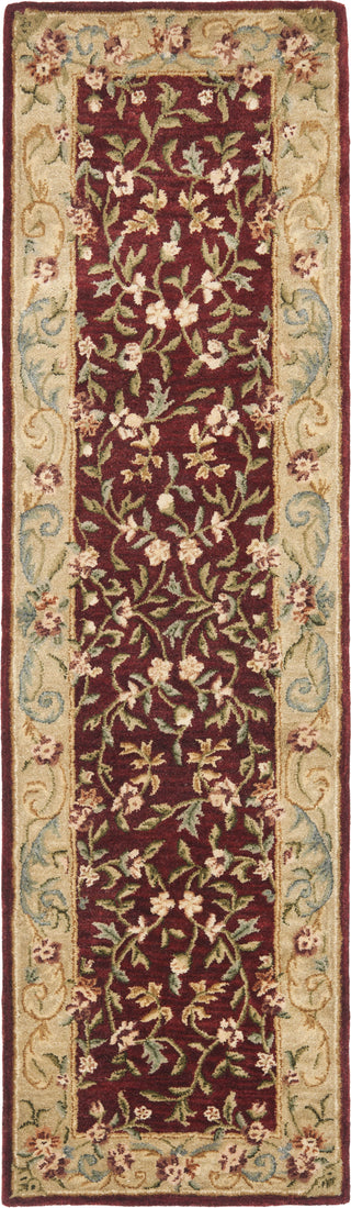 Safavieh Bergama Brg164 Red/Dark Beig Area Rug Runner