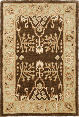 Safavieh Bergama Brg190 Brown/Green Area Rug 