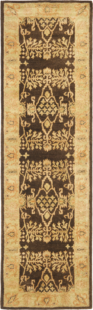 Safavieh Bergama Brg190 Brown/Green Area Rug Runner