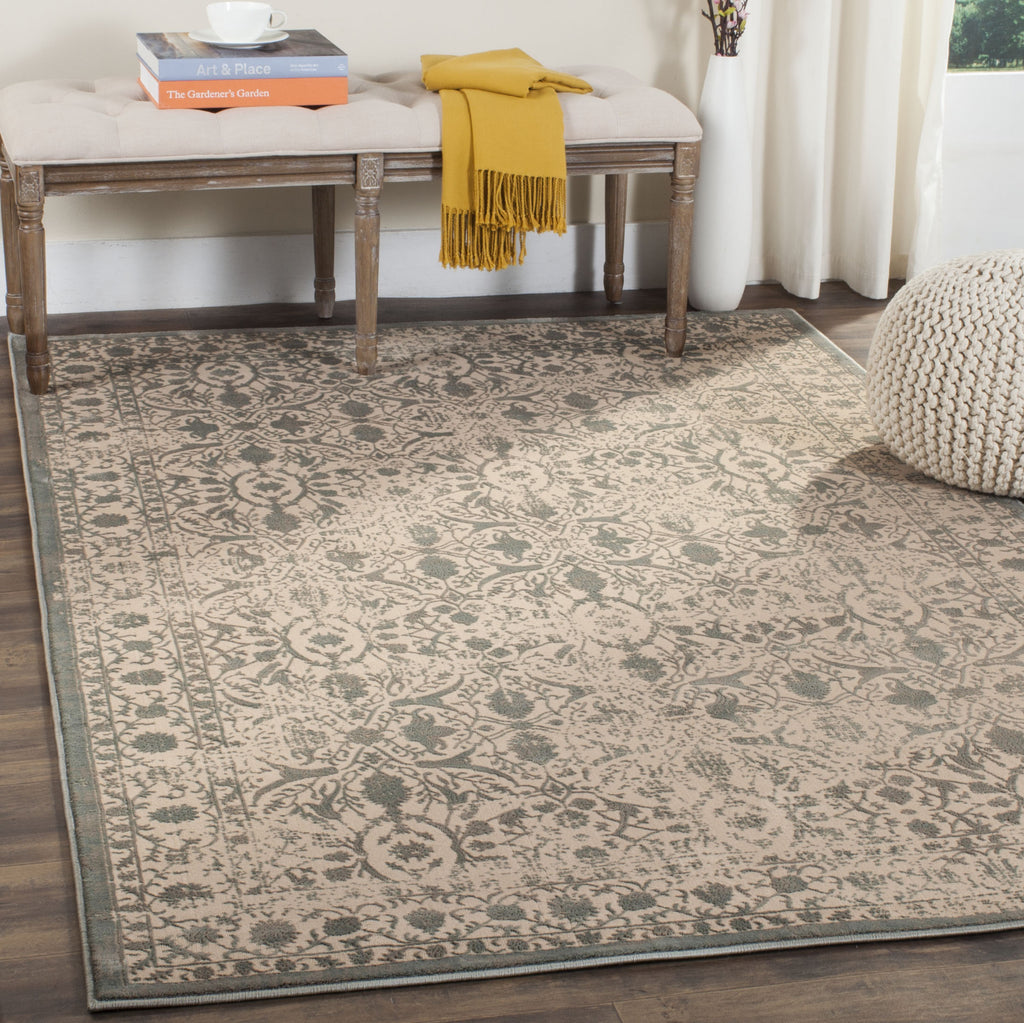 Safavieh Brilliance 504A Cream Sage 5ft-1in x 7ft-6in Medium Rectangle Rug in the Rugs Safavieh Brilliance 504A Cream Sage 5ft-1in x 7ft-6in Medium Rectangle Rug in the Rugs