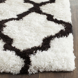 Safavieh Sg-Bsg-Barcelona Shag Barcelona 319 Ivory/Black Area Rug Detail