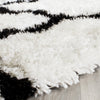 Safavieh Sg-Bsg-Barcelona Shag Barcelona 319 Ivory/Black Area Rug Detail