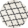 Safavieh Sg-Bsg-Barcelona Shag Barcelona 319 Ivory/Black Area Rug Round