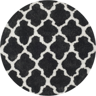 Safavieh Sg-Bsg-Barcelona Shag Barcelona 319 Graphite/Ivory Area Rug Round