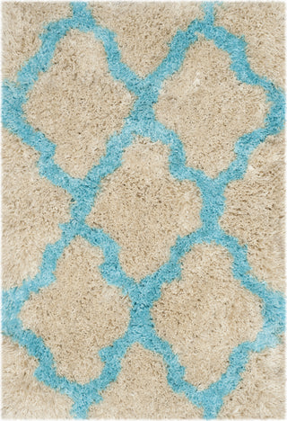 Safavieh Sg-Bsg-Barcelona Shag Barcelona 319 Cream/Blue Area Rug 