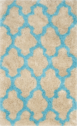 Safavieh Sg-Bsg-Barcelona Shag Barcelona 319 Cream/Blue Area Rug main image