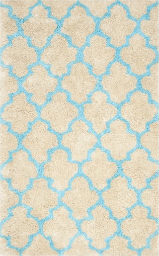 Safavieh Sg-Bsg-Barcelona Shag Barcelona 319 Cream/Blue Area Rug Main