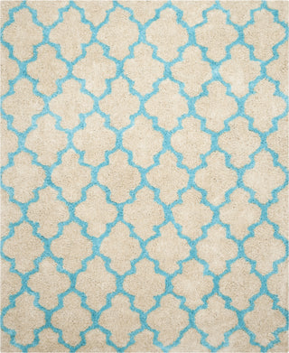 Safavieh Sg-Bsg-Barcelona Shag Barcelona 319 Cream/Blue Area Rug Main