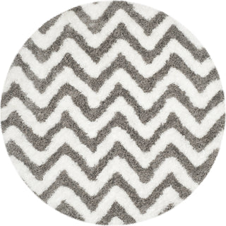 Safavieh Sg-Bsg-Barcelona Shag Barcelona 320 Ivory/Silver Area Rug Round