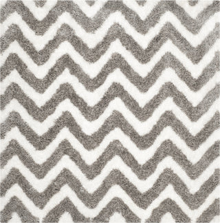 Safavieh Sg-Bsg-Barcelona Shag Barcelona 320 Ivory/Silver Area Rug Square