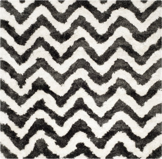 Safavieh Sg-Bsg-Barcelona Shag Barcelona 320 Graphite/Ivory Area Rug Square