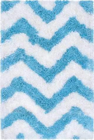 Safavieh Sg-Bsg-Barcelona Shag Barcelona 320 Ivory/Blue Area Rug 