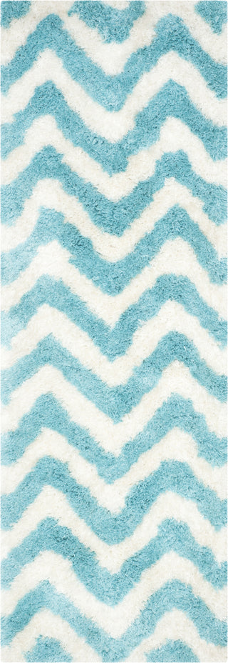 Safavieh Sg-Bsg-Barcelona Shag Barcelona 320 Ivory/Blue Area Rug 