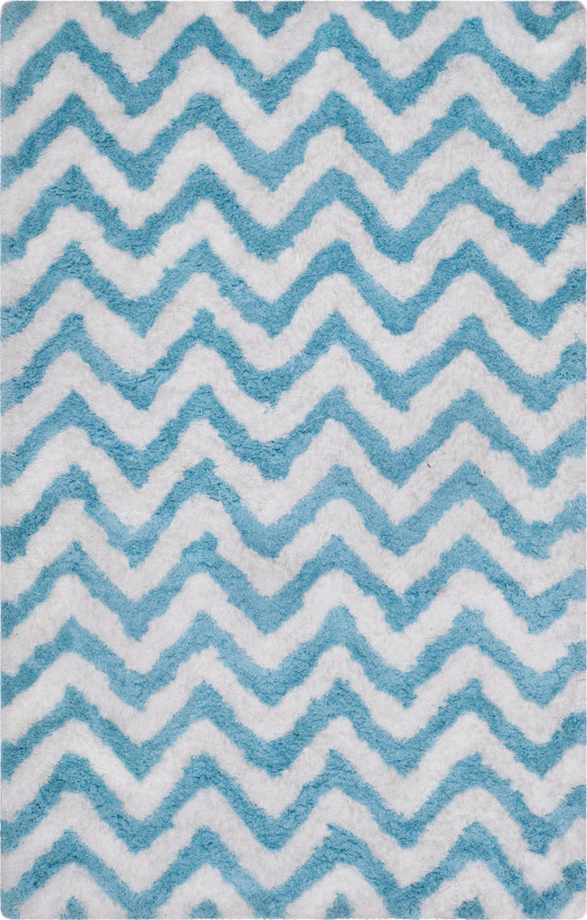 Safavieh Sg-Bsg-Barcelona Shag Barcelona 320 Ivory/Blue Area Rug main image
