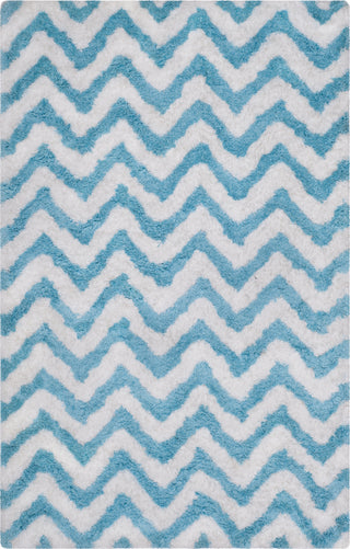 Safavieh Sg-Bsg-Barcelona Shag Barcelona 320 Ivory/Blue Area Rug main image