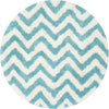 Safavieh Sg-Bsg-Barcelona Shag Barcelona 320 Ivory/Blue Area Rug Round