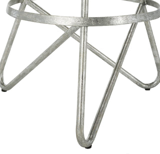 Safavieh Galexia Bar Stool Silver Leaf Furniture 