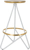 Safavieh Galexia Bar Stool White and Gold Top Furniture main image