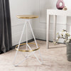 Safavieh Galexia Bar Stool White and Gold Top Furniture  Feature