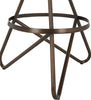 Safavieh Galexia Counter Stool Antique Copper Furniture 