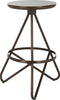 Safavieh Galexia Counter Stool Antique Copper Furniture 